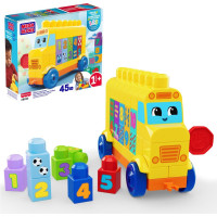 Mattel Fisher-Price:  Mega Bloks: Construction Sets - School Bus with Numbers (JKG34)
