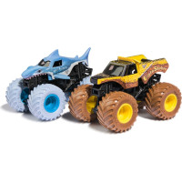 Spin Master Monster Jam: Earth Shaker vs Megalodon - 2 Pack Vehicle (20150277)