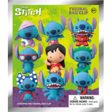 Monogram International Monogram Disney: Stitch (Blind Bag/Random) 3D Foam Bag Clips Figures
