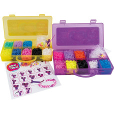 As Company AS Plexi Flexi LOVE: Θήκη 2400 Λαστιχάκια & 30 Αξεσουάρ (Random) (1080-25573)