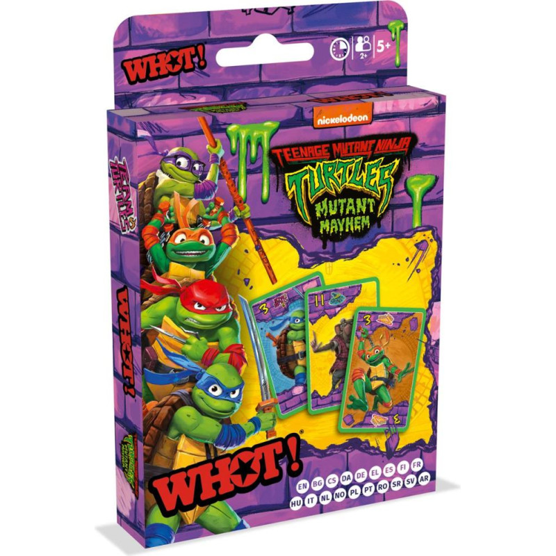 ''Winning Moves'' Winning Moves: Whot - Teenage Mutant Ninja Turtles (English Language) (WM04754-ML1-6)