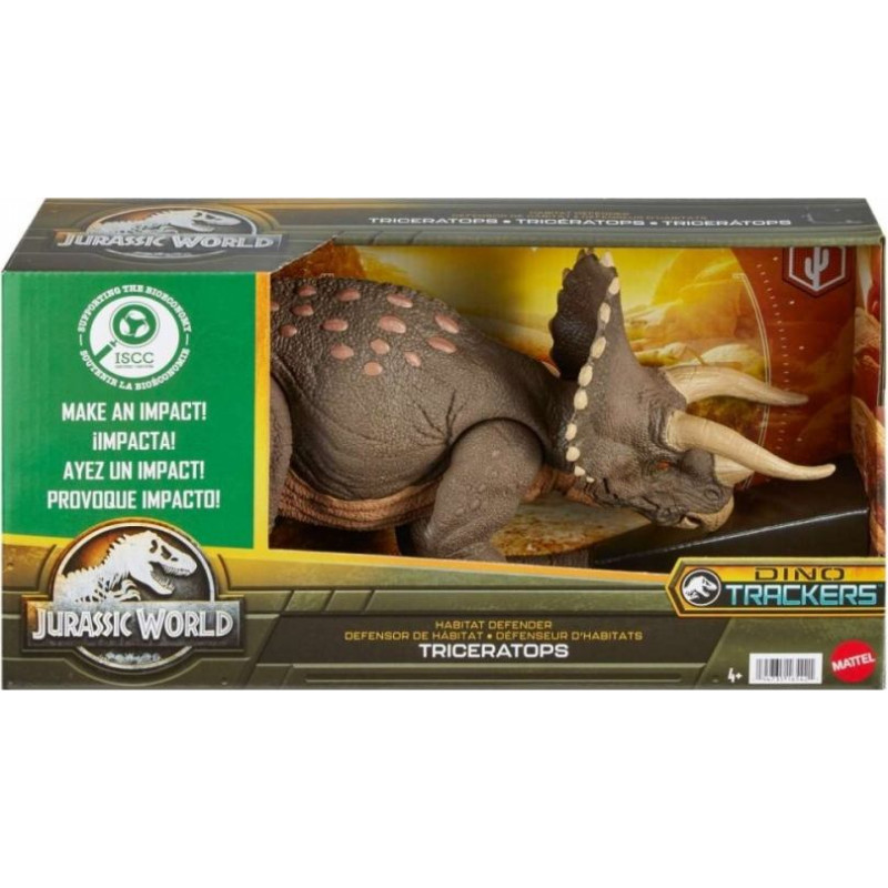 Mattel Jurassic World: Dino Trackers Habitat Defender - Triceratops (HPP88)