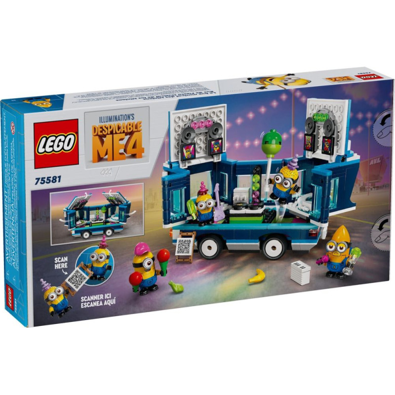 Lego ® Despicable Me: 4 Minions’ Music Party Bus (75581)