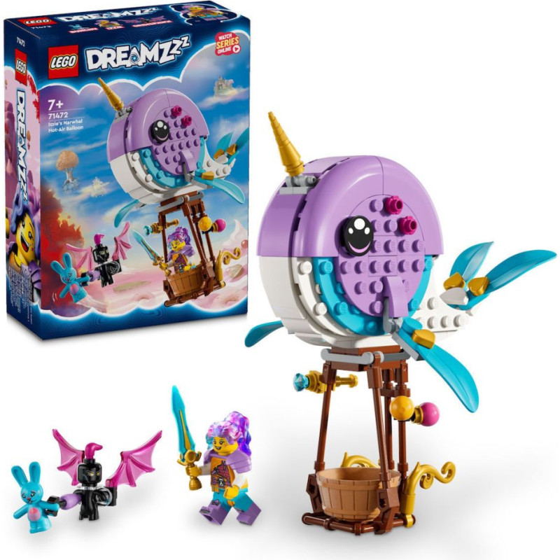 Lego ® DREAMZzz™: Izzies Narwhal Hot-Air Balloon (71472)