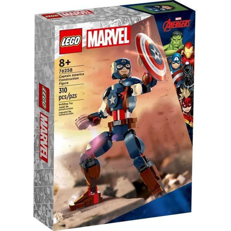 Lego ® Marvel: Captain America Construction Figure (76258)