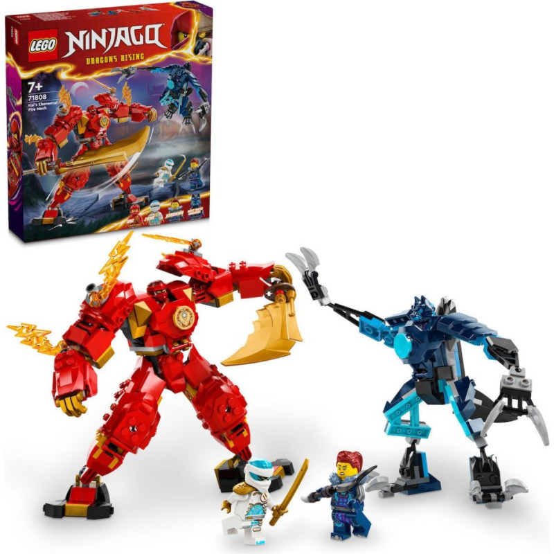 Lego ® NINJAGO®: Kai’s Elemental Fire Mech Toy (71808)