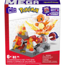 Mattel Mega Pokemon Adventure Builder: Charmanders Fire-Type Spin (HTH86)