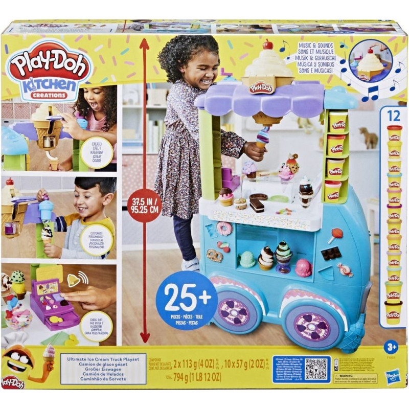 Hasbro Play-Doh: Kitchen Creations - Ultimate Ice Cream Truck Playset (F1039)