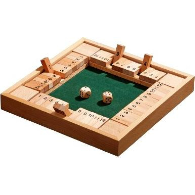 Galda spēle Philos Shut The Box, 12er, for 1-4 players 3281