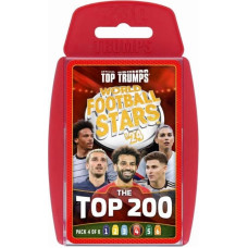 Winning Moves : Top Trumps - World Football Stars 2024 The Top 200 Pack 4 - Card Game (WM04803-EN1)