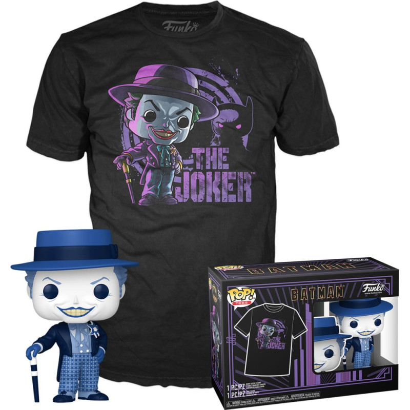 Funko Pop!  Tee (Adult) DC: Batman (1989) - The Joker Vinyl Figure  T-Shirt (XL)