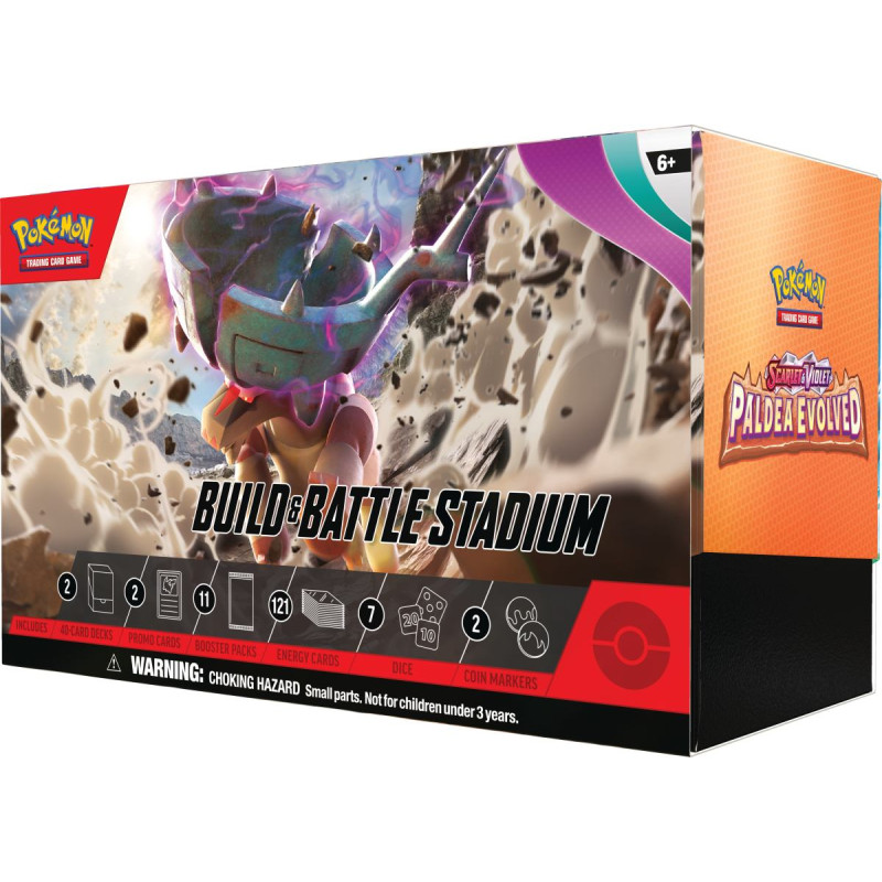 Pokemon TCG Scarlet & Violet - Paldea Evolved - Build & Battle Stadium