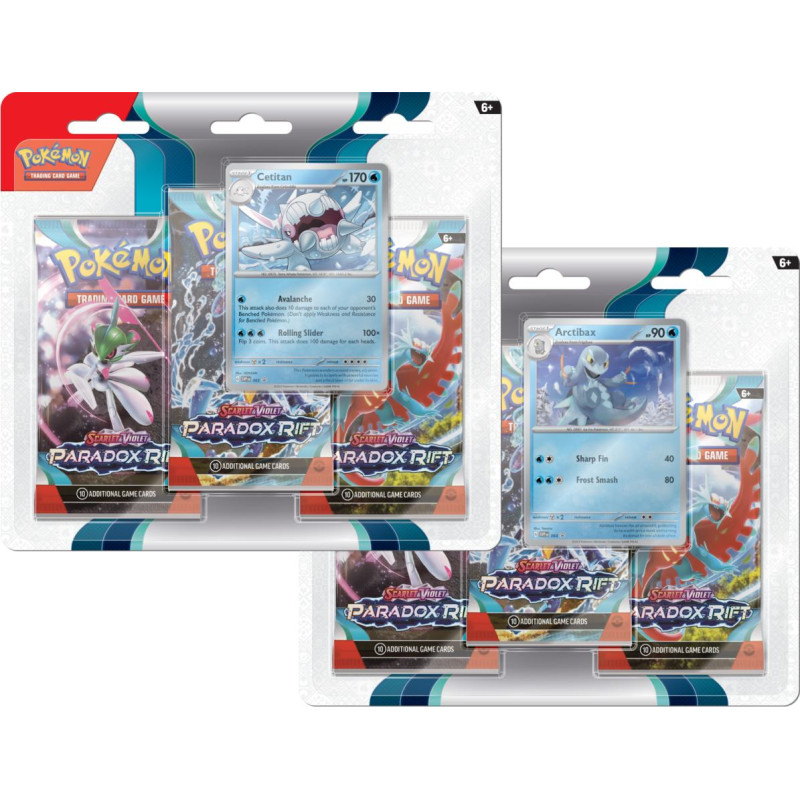 Pokemon TCG Scarlet & Violet - Paradox Rift - 3-Pack Blister Box (24)