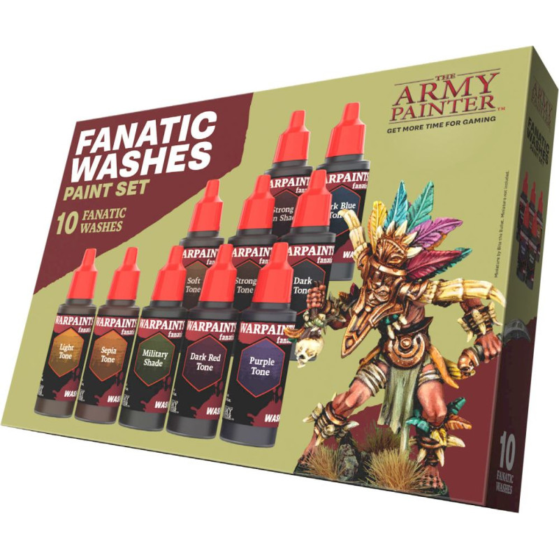 The Army Painter: Warpaints - Fanatic - Washes Paint Set