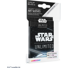 Gamegenic: Star Wars Unlimited - Art Sleeves - Card Back Black