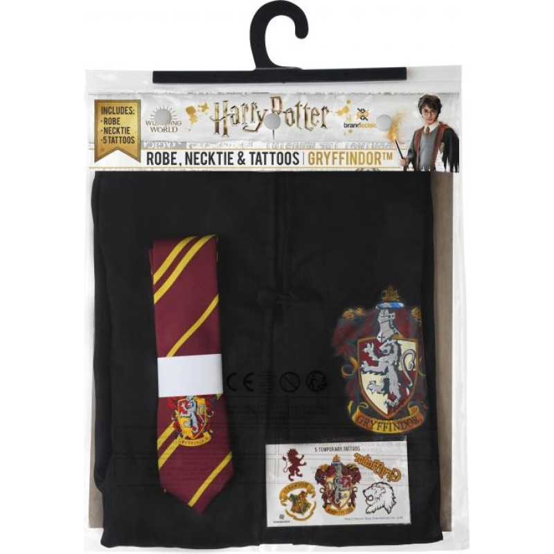 Cinereplicas Harry Potter Entry Robe Necktie & Tattoos Gryffindor Large EU