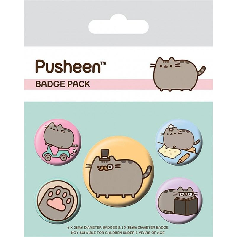 Pyramid Badge Pack Pusheen (Fancy)