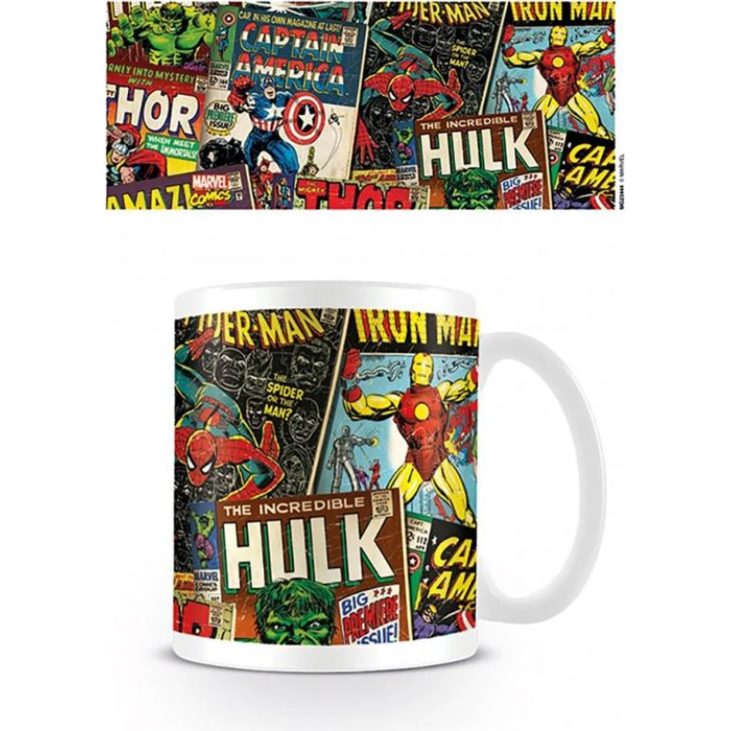 Pyramid Mug Marvel retro (Covers) EU