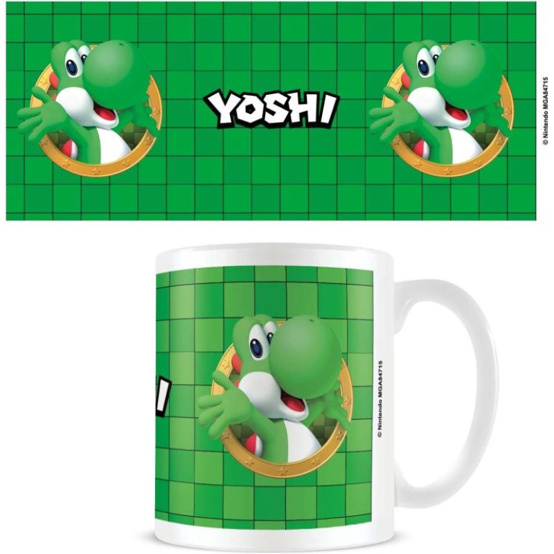 Pyramid Pod Mug Super Mario (Yoshi 3D Port) white