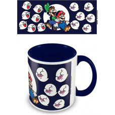 Pyramid Mug Super Mario (Boos) Blue Coloured Inner