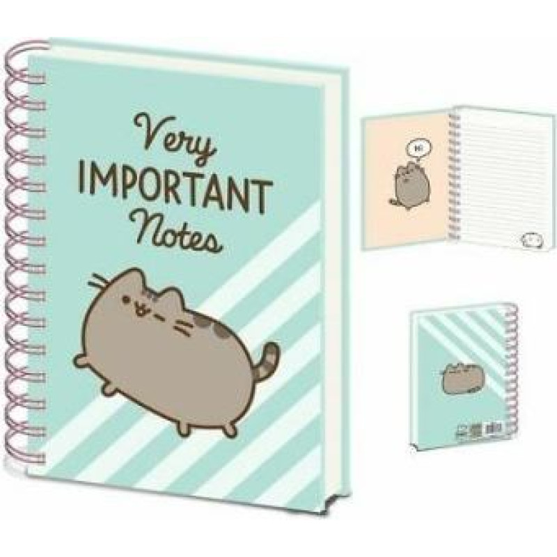 Pyramid NOTEBOOK A5 PUSHEEN (VERY IMPORTANT NOTES)