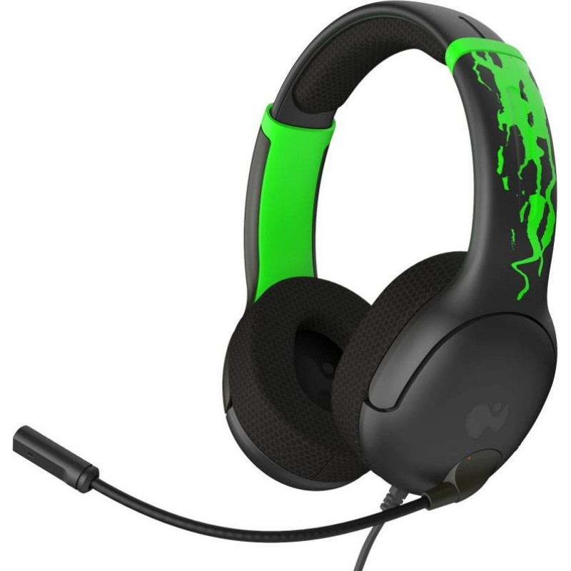 PDP Airlite Wired Headset - Jolt Green Xbox One, Xbox Series X