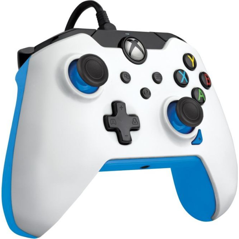 PDP Gaming Wired Controller - Ion White PC, Xbox One, Xbox Series X