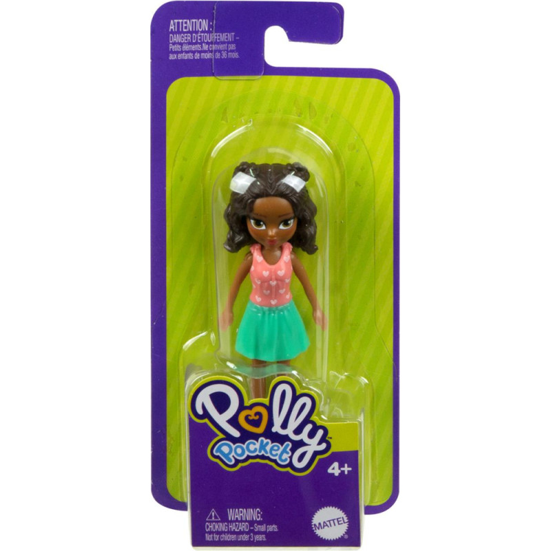 Mattel Polly Pocket Impulse Doll - Dark Skin Doll with Brown Hair (HHX87)