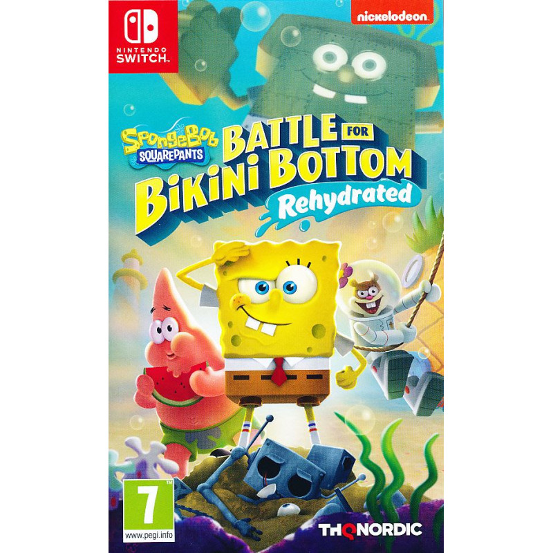 Spongebob Battle for Bikini Bottom Rehydrated Switch video spēle