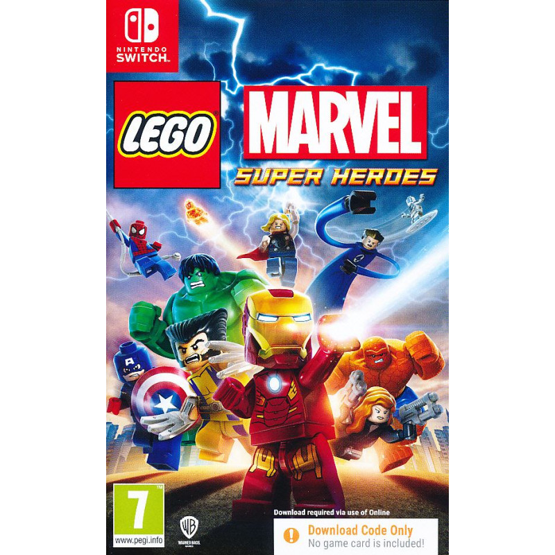 Lego Marvel Super Heroes (Code in box) Switch video spēle