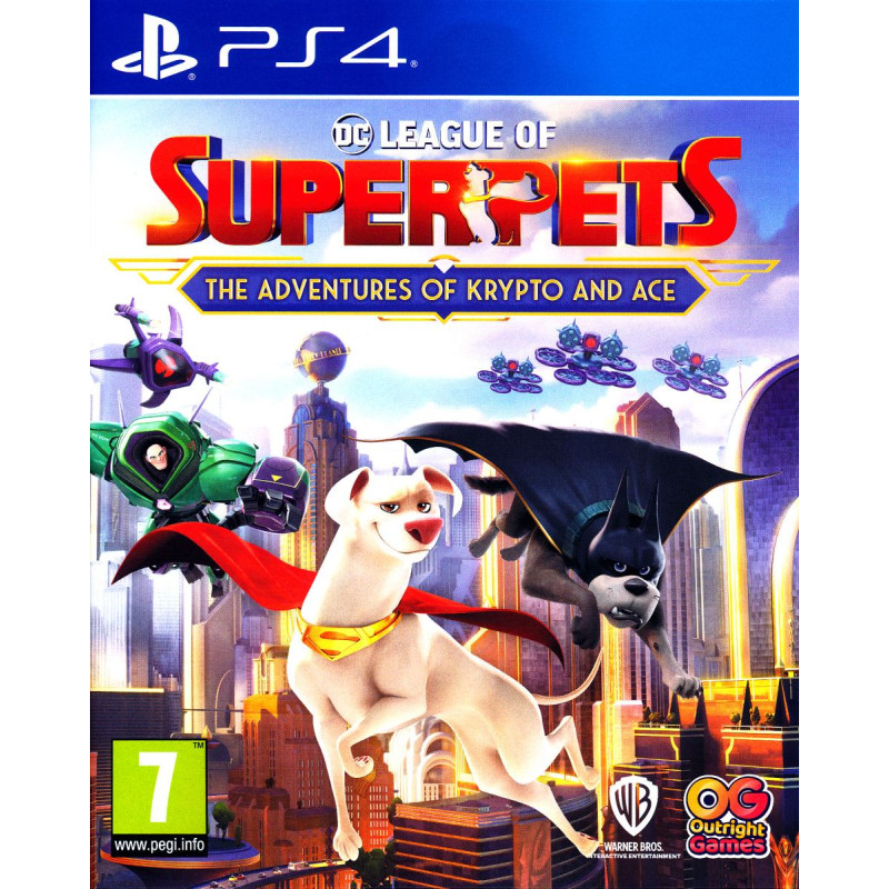 DC League of Super-Pets The Adventures of Krypto and Ace Playstation 4 (PS4) video spēle