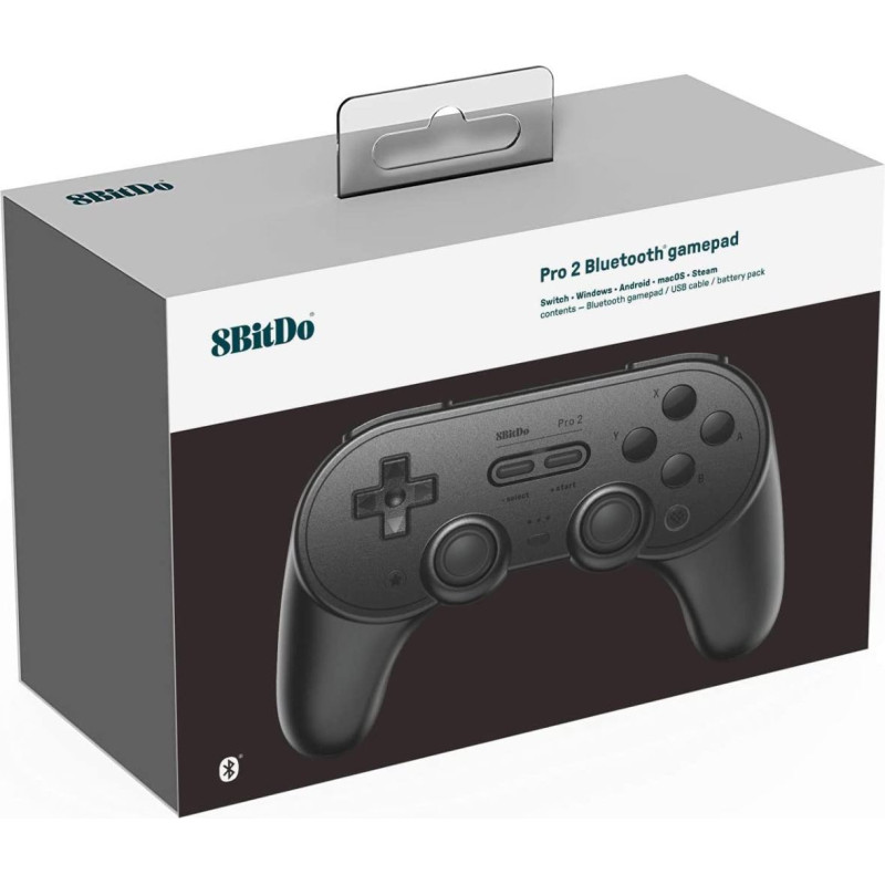 8BitDo PRO 2 Gamepad Black Edition - pults