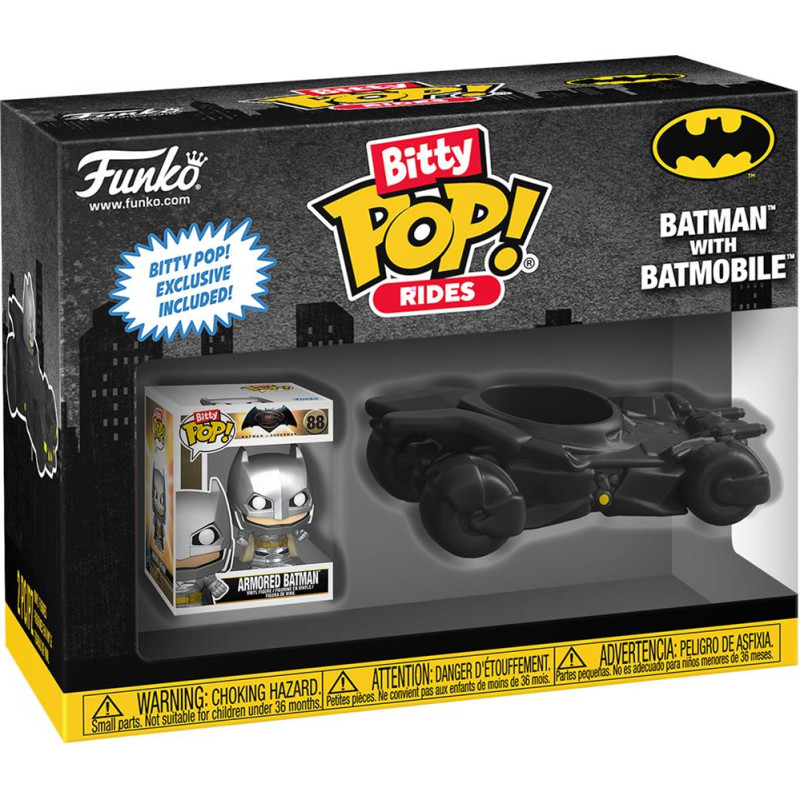 Funko Bitty Pop! Rides: DC Batman - Batman with Batmobile Vinyl Figure