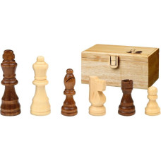 Philos Chess pieces Remus, king height 89 mm, in wooden box šaha figūras 2005