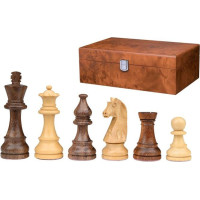 Philos Chess pieces Titus, king height 83 mm, in wooden box šaha figūras 2052