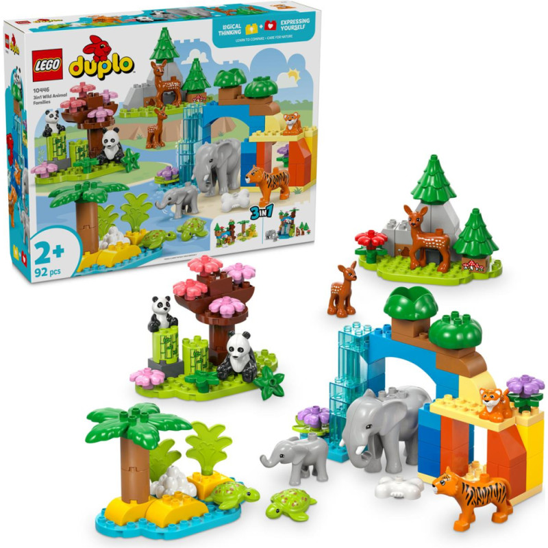 ''Lego'' LEGO® DUPLO® Town:  3in1 Wild Animal Families (10446)