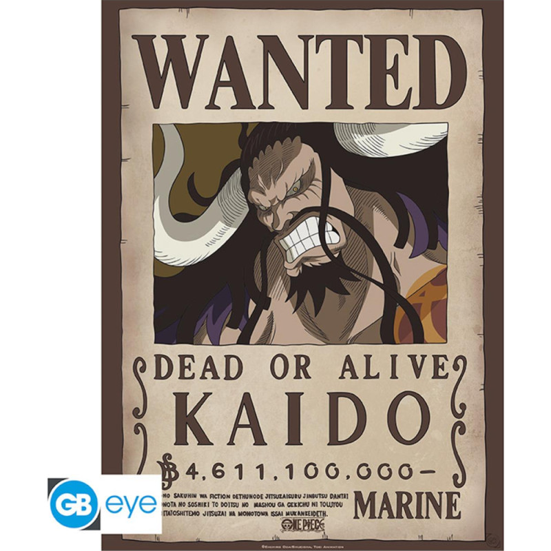 Abysse One Piece - Wanted Kaido Poster Chibi (52x38cm) (GBYDCO265)