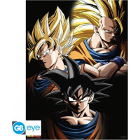 Abysse : Dragon Ball - Goku Transformations Chibi Poster (52X38) (GBYDCO092)