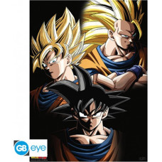 Abysse : Dragon Ball - Goku Transformations Chibi Poster (52X38) (GBYDCO092)