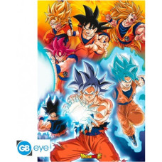 Abysse : Dragon Ball Super - Goku'S Transformations Maxi Poster (91.5X61) (ABYDCO741)