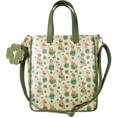 Funko Loungefly Disney: Tinker Bell - 4-Leaf Clover Tote Bag With Coin Bag (WDTBS0002)