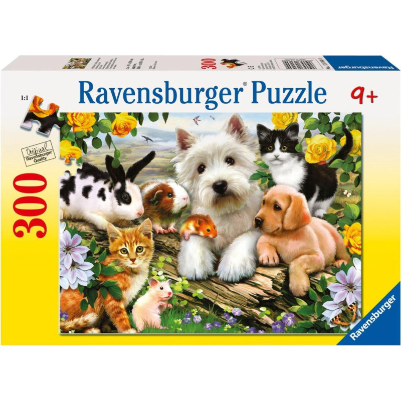 Ravensburger Puzzle: Happy Animal Buddies (300pcs) (13160)