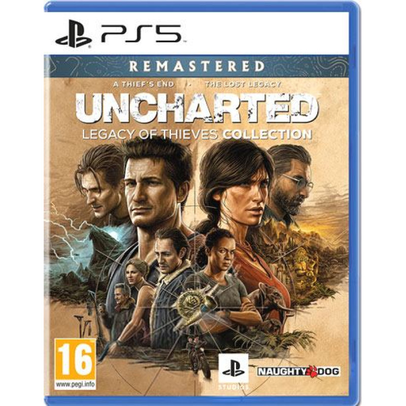 PS5 Uncharted Legacy of Thieves Collection Remastered Playstation 5 video spēle