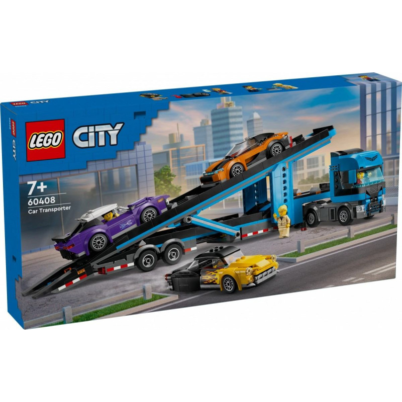 Lego ® City Great Vehicles: Car Transporter Truck with Sports Cars (60408)