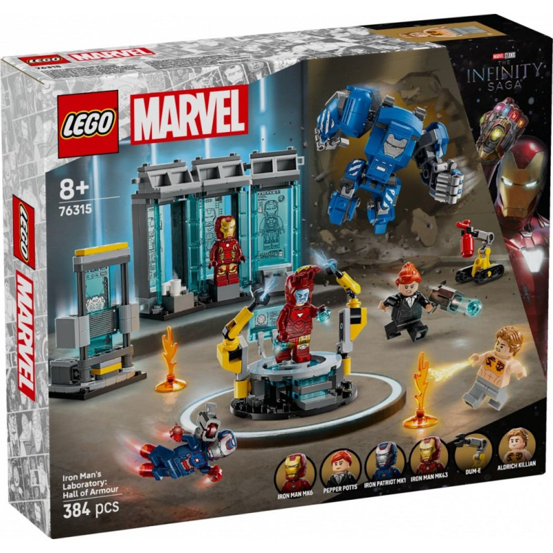 Lego ® Marvel: Iron Man’s Laboratory - Hall of Armor (76315)