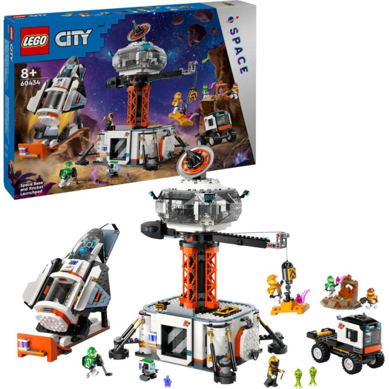 Lego ® City: Space Base and Rocket Launchpad Set (60434)