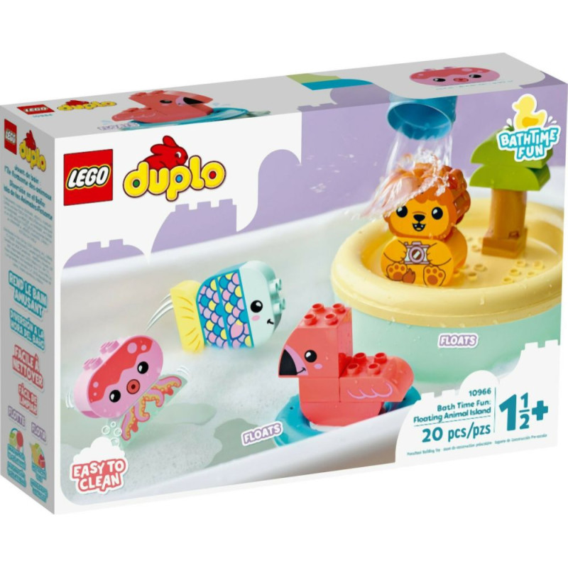 Lego ® DUPLO® My First: Bath Time Fun: Floating Animal Island (10966)