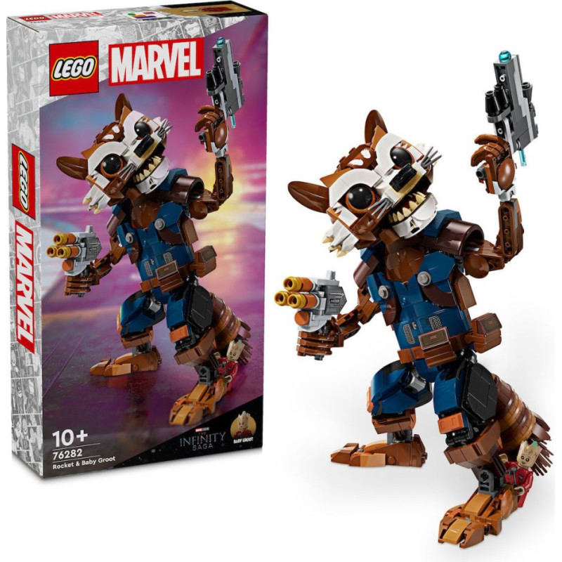 Lego ® Marvel: Rocket  Baby Groot (76282)