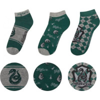 Fame Bros Cinereplicas Movies: Harry Potter - Slytherin Socks (Ankle) (Set of 3) (CR1632)