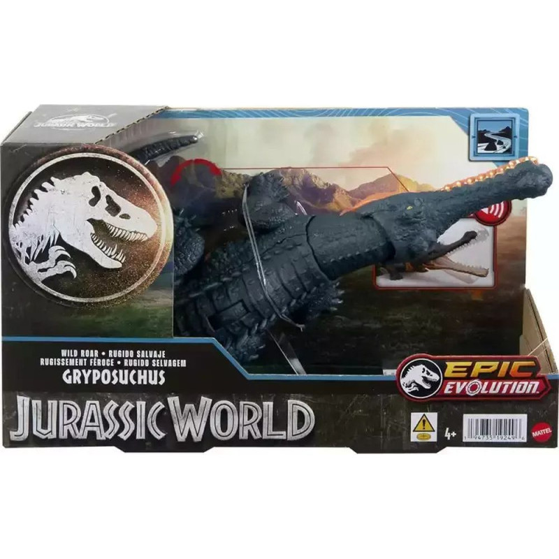 Mattel Jurassic World: Epic Evolution Wild Roar - Gryposuchus (HTK71)